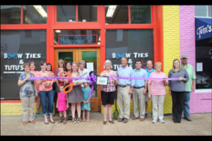 A ribbon cutting ceremony in Yazoo City